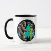 Bigfoot trifft Alien Tasse (Links)