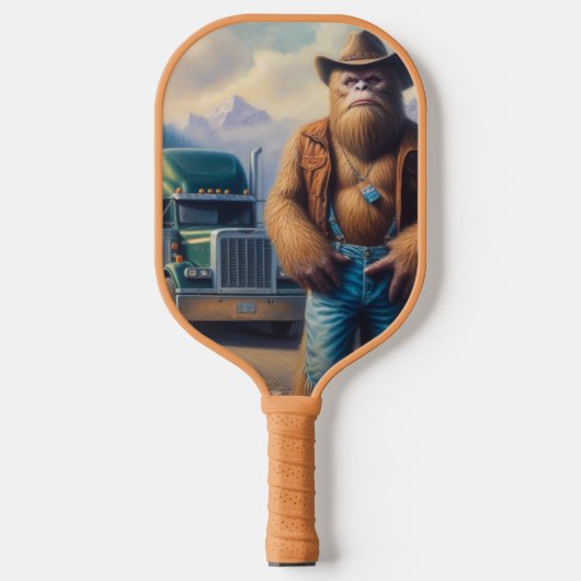 Bigfoot Truck Pickleball Schläger (Vorderseite)