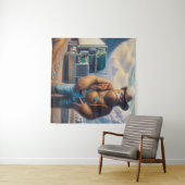 Bigfoot Truck Wandteppich (Beispiel (Horizontal))