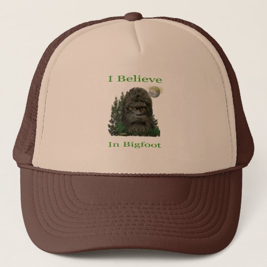 Bigfoot Truckerkappe (Vorderseite)