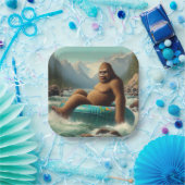 Bigfoot Tubing Pappteller (Party)