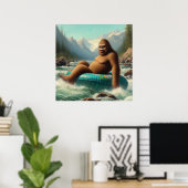 Bigfoot Tubing Poster (Heimbüro)