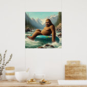 Bigfoot Tubing Poster (Küche)