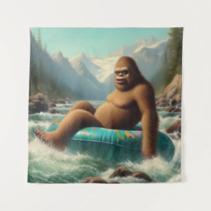 Bigfoot Tubing Wandteppich