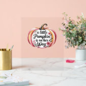 Bigfoot Turkey Pumpkin Erntedank Day Classic T- Acrylschild (Hochzeit)