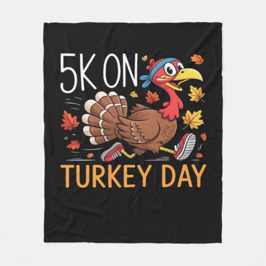 Bigfoot Turkey Pumpkin Erntedank Day Classic T- Fleecedecke (Vorderseite)
