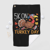 Bigfoot Turkey Pumpkin Erntedank Day Classic T- Golfhandtuch (Insitu)