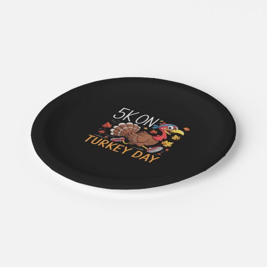 Bigfoot Turkey Pumpkin Erntedank Day Classic T- Pappteller (Schrägansicht)