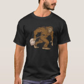 Bigfoot u. Banjo - Sasquatch Silhouette Retro T-Shirt (Vorderseite)
