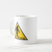 Bigfoot-Überfahrt-Tasse Kaffeetasse (Vorderseite Links)