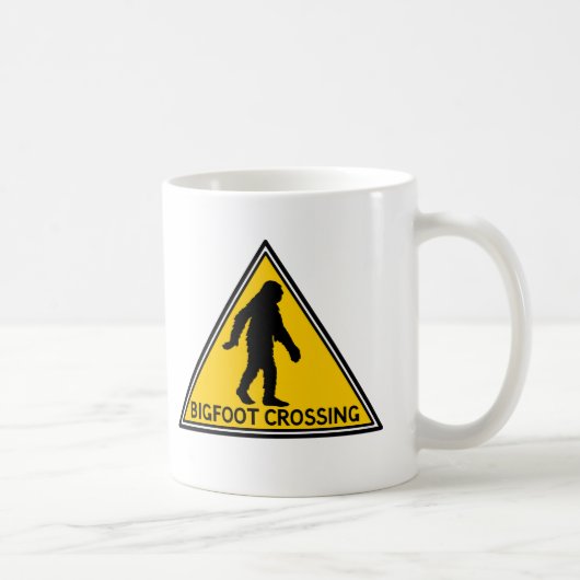Bigfoot-Überfahrt-Tasse Kaffeetasse (Rechts)
