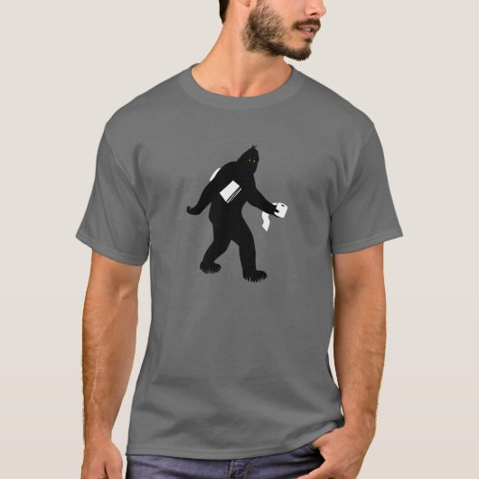 Bigfoot überraschte T-Shirt (Vorderseite)