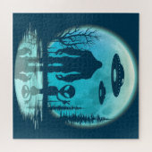 Bigfoot UFO Außerirdischer Puzzle (Horizontal)