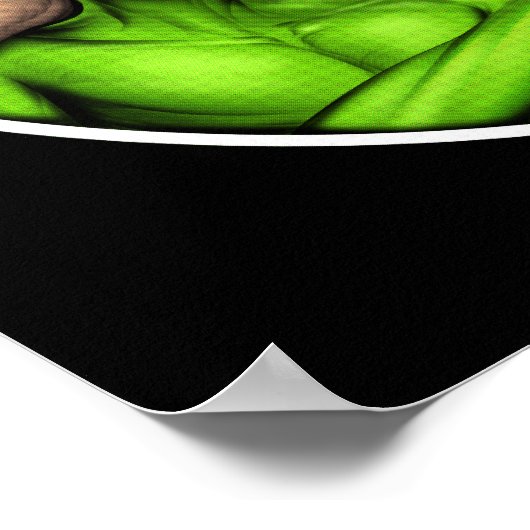 Bigfoot und Alien Poster (Ecke)