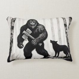 Bigfoot und Birch Tree Dekokissen