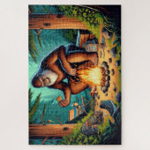 Bigfoot und das Campfire S'mores, Bigfoot Campfire Puzzle (Vertikal)