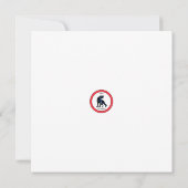 Bigfoot und die Ansammlung des Moonlit-Waldes Einladung (Rückseite)