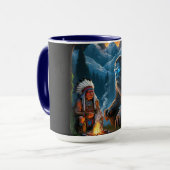 Bigfoot und die Ansammlung des Moonlit-Waldes Tasse (Vorderseite Links)