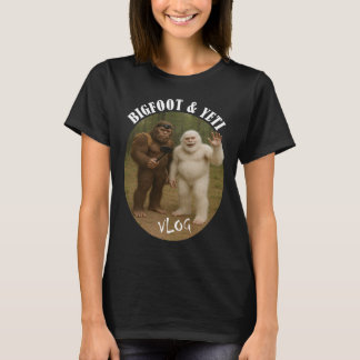 Bigfoot Und Freund Vlog Lustiges Camping Wandern S T-Shirt