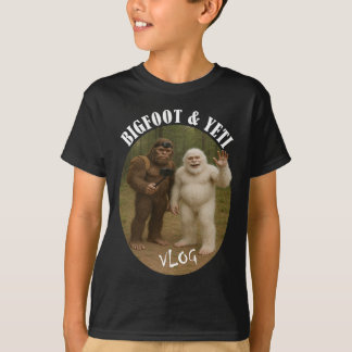 Bigfoot und Freund Vlog Lustiges Camping Wandern S T-Shirt