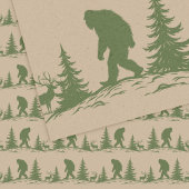 Bigfoot und Hirschgewebe zum Entkoppeln Seidenpapier