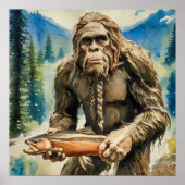 Bigfoot und Trout Poster (Vorne)