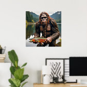 Bigfoot und Trout Poster (Heimbüro)