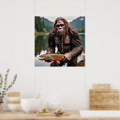 Bigfoot und Trout Poster (Küche)