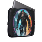 Bigfoot und Wolf Portal Laptopschutzhülle (Vorne Rechts)