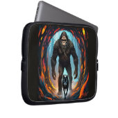 Bigfoot und Wolf Portal Laptopschutzhülle (Vorne Rechts)