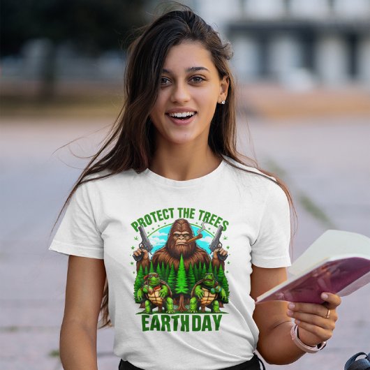 Bigfoot und zwei Turtles: Bewaffnete Begegnungen T-Shirt
