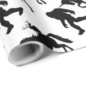 Bigfoot, Unicorn, Jackalope Geschenkpapier (Rolleneckpunkt)
