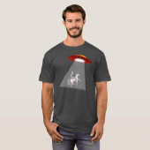Bigfoot Unicorn UFO Entführung T - Shirt (Vorne ganz)