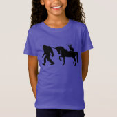 Bigfoot, Unicorn und Jackalope T-Shirt (Vorderseite)