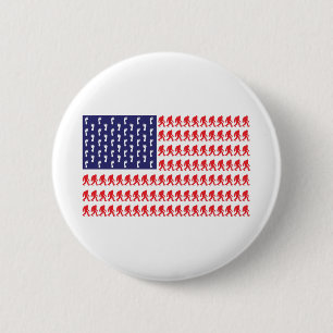Bigfoot-USA-Flag Button