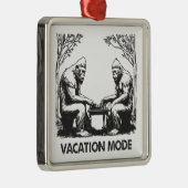 Bigfoot Vacacation Mode Schach Ornament Aus Metall (Rechts)