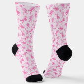Bigfoot Valentine's Sock in Pink Socken (Gewinkelt)