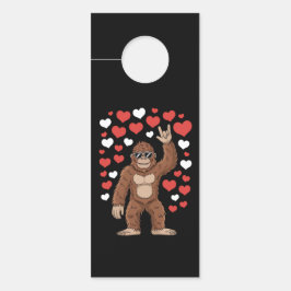 Bigfoot Valentinstag Funny Hearts Sasquatch Türanhänger