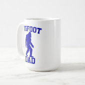 Bigfoot Vater - Funny Bigfoot Kaffeetasse (Vorderseite Links)