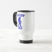 Bigfoot Vater - Funny Bigfoot Reisebecher (Vorderseite Links)