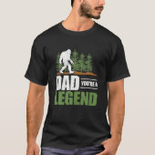 Bigfoot Vater Sie sind ein Legend Funny Sasquatch  T-Shirt (Vorderseite)