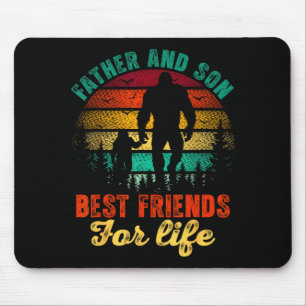 Bigfoot Vater und Sohn Freund fürs Leben Vaters Mousepad