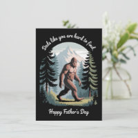 Bigfoot Vatertag Sasquatch Funny Vater