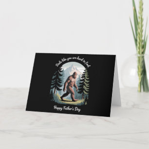 Bigfoot Vatertag Sasquatch Lustiger Vater Einladung