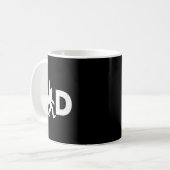 Bigfoot Vathers Day Kaffeetasse (Vorderseite Links)