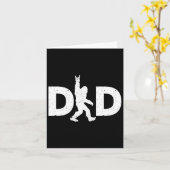 Bigfoot Vathers Day Karte (Gelbe Blume)