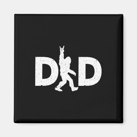 Bigfoot Vathers Day Magnet (Vorne)
