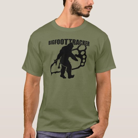 Bigfoot-VERFOLGER T-Shirt (Vorderseite)