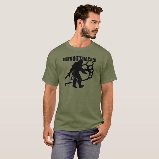Bigfoot-VERFOLGER T-Shirt (Vorne ganz)