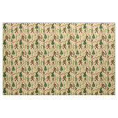 Bigfoot Verstecken im Wald Sasquatch Gemustert Stoff (Fat Quarter (45,7 x 55,9 cm))